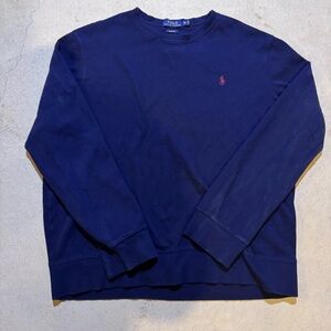Navy Blue Polo Ralph Lauren Crewneck Sweatshirt